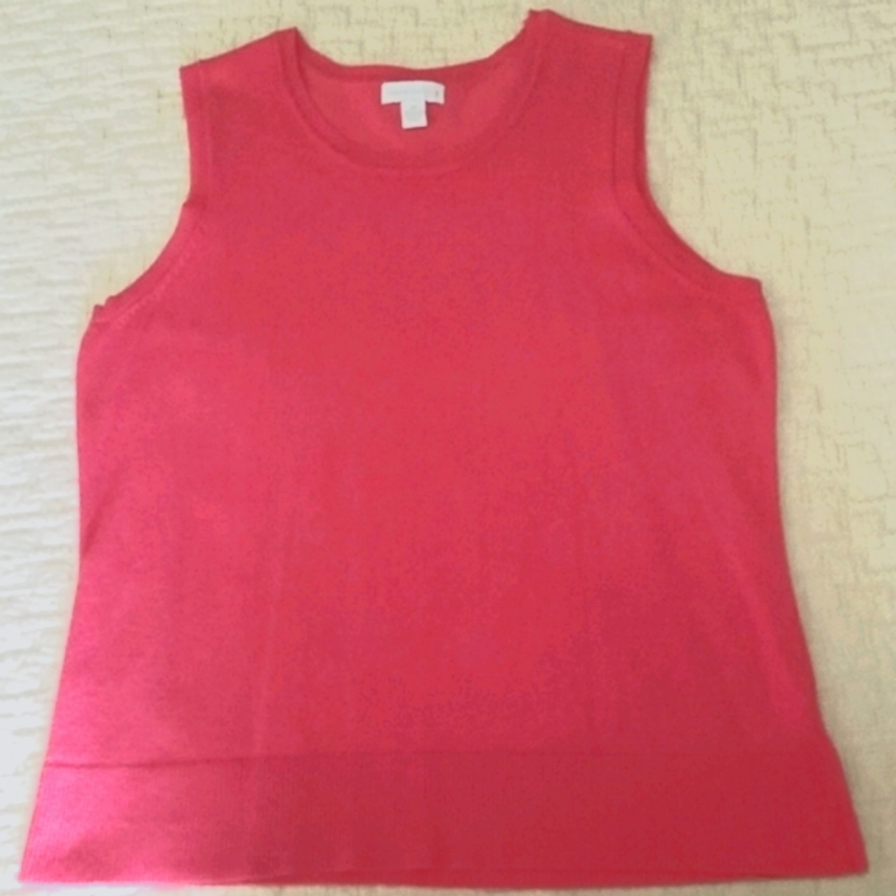 Charter Club sleeveless knit top.
